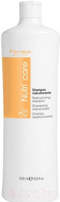 Шампунь для волос Fanola Nutri Care восстанавливающий для сухих и вьющихся волос (1л)