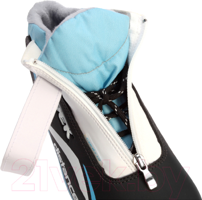 Ботинки для беговых лыж TREK Distance Control SNS (черный/голубой, р-р 42)