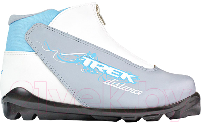 Ботинки для беговых лыж TREK Distance Women Comfort SNS (серый металлик/голубой, р-р 38)