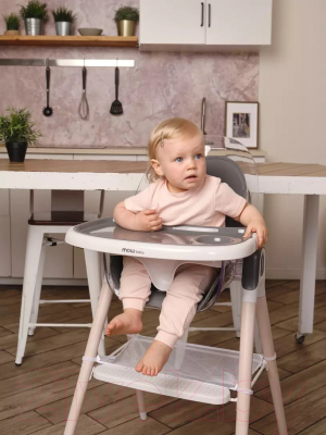 Изображение товара Стульчик для кормления MOWbaby Fusion / RH511 (Moon Grey)