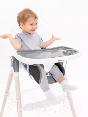 Изображение товара Стульчик для кормления MOWbaby Fusion / RH511 (Moon Grey)