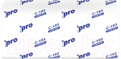 Бумажные полотенца PROtissue V сложения 1-слойные / С193
