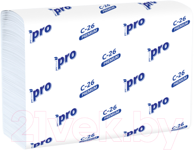 Бумажные полотенца PROtissue Z сложения 2-х слойные / С26