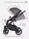 Миниатюра изображения товара Детская универсальная коляска Riko Basic Delta Ecco 3 в 1 (12/мокко)