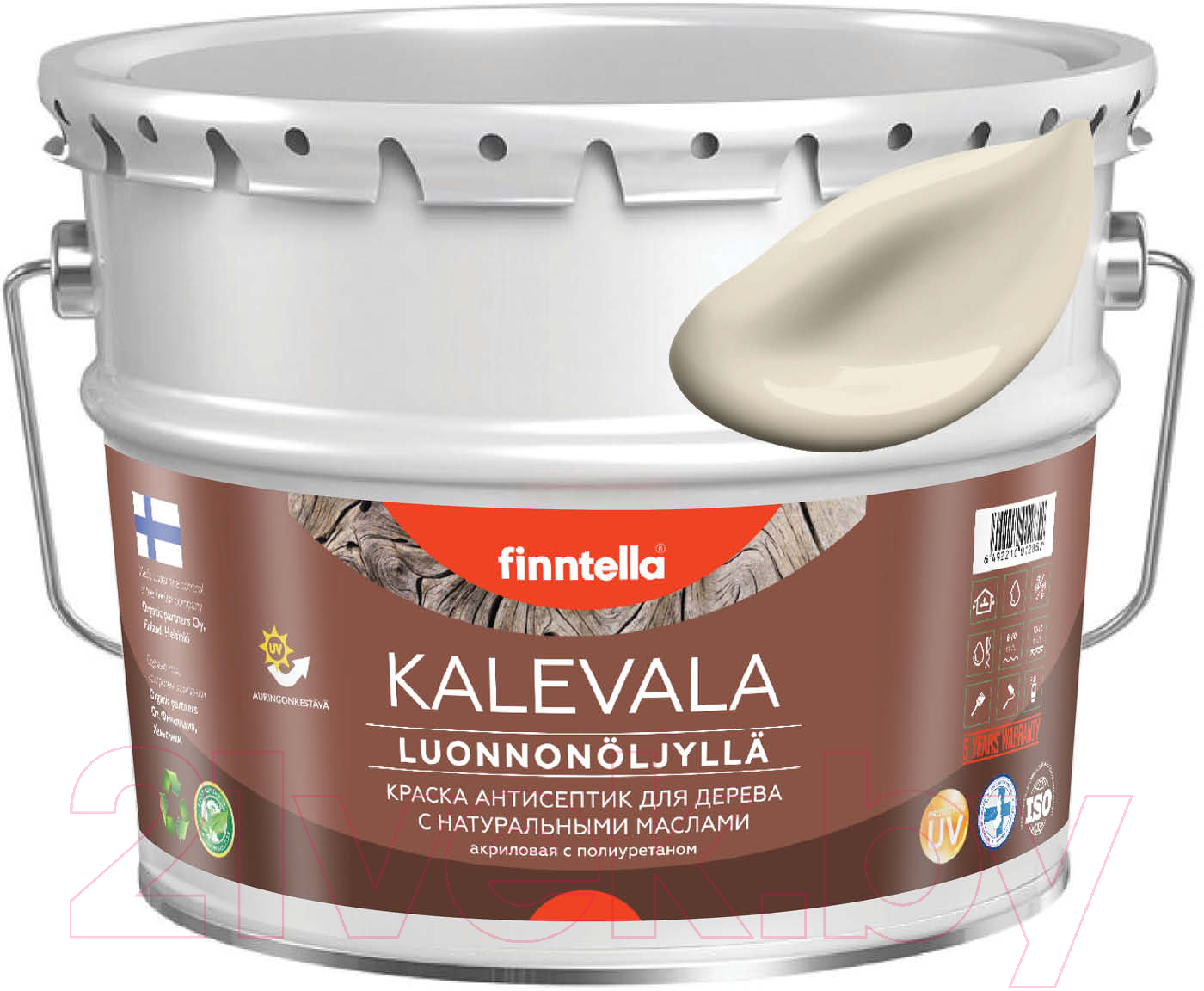 Краска Finntella Kalevala Матовая Liinavaatteet / F-13-1-9-FL094