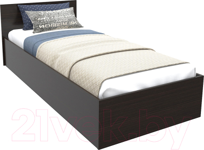 Односпальная кровать МДК КР9 80x200/700x952x2032 (венге)