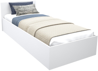 Односпальная кровать МДК КР9 80x200/700x952x2032 (белый) - 