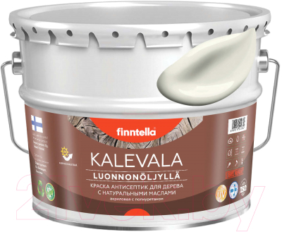 Краска Finntella Kalevala Матовая Antiikki / F-13-1-9-FL124 (9л, белый)