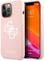 

Чехол-накладка Guess, Luquid Silicone Big 4G для iPhone 13 Pro Max / GUHCP13XLS4GWPI
