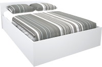 Полуторная кровать МДК КР12 140x200/700x1452x2032 (белый) - 