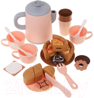 Набор игрушечной посуды Наша игрушка Чаепитие / HG-9012