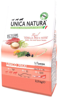 Сухой корм для собак Unica Natura Maxi ягненок, рис, бобы (2.5кг) - 