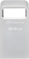 Usb flash накопитель Kingston Data Traveler Micro 64Gb (DTMC3G2/64GB) - 