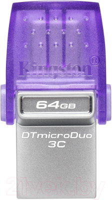 Usb flash накопитель Kingston Data Traveler MicroDuo 64Gb (DTDUO3CG3/64GB)