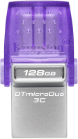 Usb flash накопитель Kingston Data Traveler MicroDuo 128Gb (DTDUO3CG3/128GB) - 
