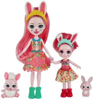 

Набор кукол Mattel, Enchantimals Сестрички с питомцами Бри и Беделия Кроля / HCF84