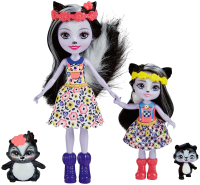 

Набор кукол Mattel, Сестрички с питомцами Сейдж и Сабелла Скунси / HCF82