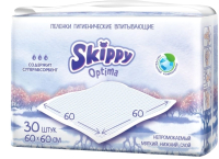 Набор пеленок одноразовых детских Skippy Optima впитывающих 60x60 (30шт) - 