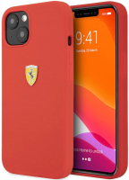 

Чехол-накладка CG-Mobile, Ferrari Liquid Silicone Case для iPhone 13 / FESSIHCP13MRE