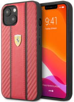 

Чехол-накладка CG-Mobile, Ferrari PU Carbon Effect для iPhone 13 / FESNMHCP13MRE
