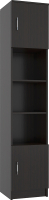Шкаф-пенал МДК ПРС2 открытый с 2 дверками 2020x400x400 (венге) - 