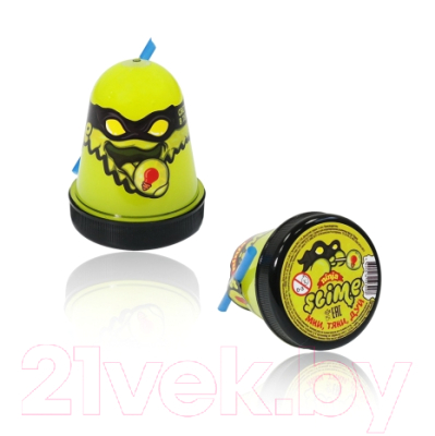 Слайм Slime Ninja Светится в темноте / S130-19 (желтый)