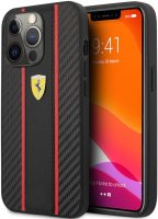 

Чехол-накладка CG-Mobile, Ferrari PU Carbon Effect для iPhone 13 Pro Max / FESNMHCP13XBK