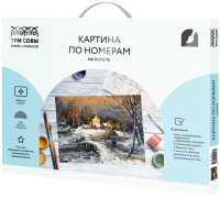 

Картина по номерам Три совы, Зима / КХ_44127