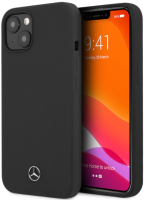 

Чехол-накладка CG-Mobile, Mercedes Liquid Silicone для iPhone 13 / MEHCP13MSILBK