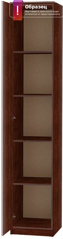 Шкаф-пенал МДК ГШБ бельевой 2120x400x450 (венге) — фото 2