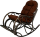 Кресло-качалка Garden Story Маргонда / CV-MK17 (коричневый) - 