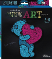 

Набор для творчества "изонить" Danko Toys, String Art Мишка / STRA-01-05