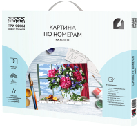 

Картина по номерам Три совы, Пионы и персики / КХ_44150
