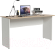 Письменный стол ГМЦ СП14 (дуб сонома/белый) - 