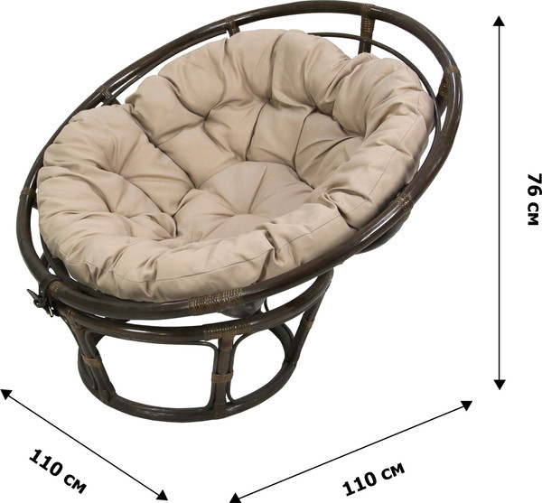 Купить Кресло садовое Garden Story Папасан / Р110СС в Бресте