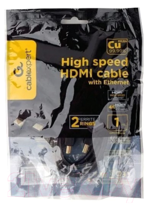 Кабель Cablexpert HDMI CCF2-HDMI4-1M (1м, черный)