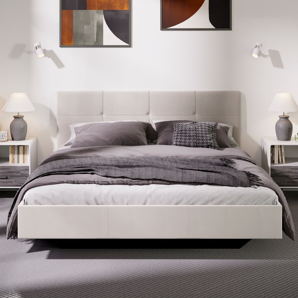 Купить Двуспальная кровать ТриЯ Элис тип 1 с мягкой обивкой 160x200  