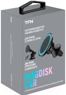 Держатель для смартфонов TFN MagDiskCar / TFN-HL-MAGDISKCAR