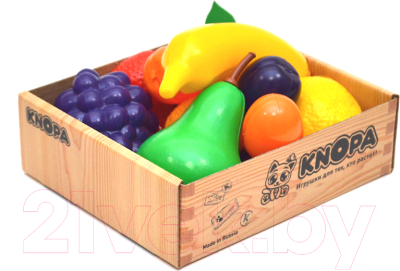 Набор игрушечных продуктов Knopa Малый ящик Фрукты / 87050