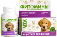 

Витамины для животных Veda, Фитомины Гематодог для щенков