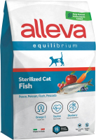 Сухой корм для кошек Alleva Эквилибриум с рыбой для кастрир. и стерилиз. / P61071 (0.4кг) - 
