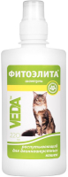 Шампунь для животных Veda Фитоэлита для длинношерстных кошек распутывающий (220мл) - 