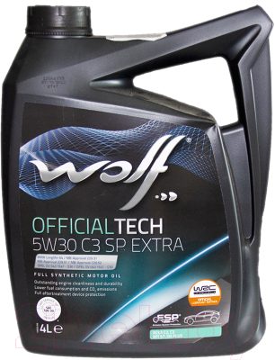 Моторное масло WOLF OfficialTech 5W30 SP Extra / 65648/4 (4л)