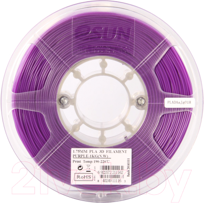 Пластик для 3D-печати eSUN PLA / т0025301 (1.75мм, 1кг, пурпурный)