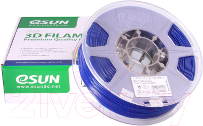 Пластик для 3D-печати eSUN PLA / т0025302 (1.75мм, 1кг, синий)