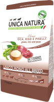 Сухой корм для собак Unica Natura Mono для средних и крупных пород гусь (2.5кг) - 