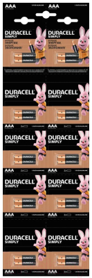 Комплект батареек Duracell AAA HBDC (2x10шт)