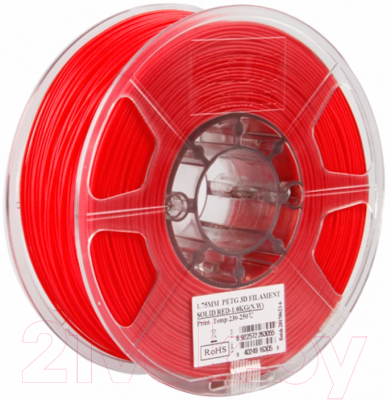 Пластик для 3D-печати eSUN PETG / т0025881 (1.75мм, 1кг, красный непрозрачный)