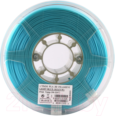 Пластик для 3D-печати eSUN PLA / т0025290 (1.75мм, 1кг, голубой)