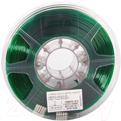 Пластик для 3D-печати eSUN PETG / т0026319 (1.75мм, 1кг, зеленый)
